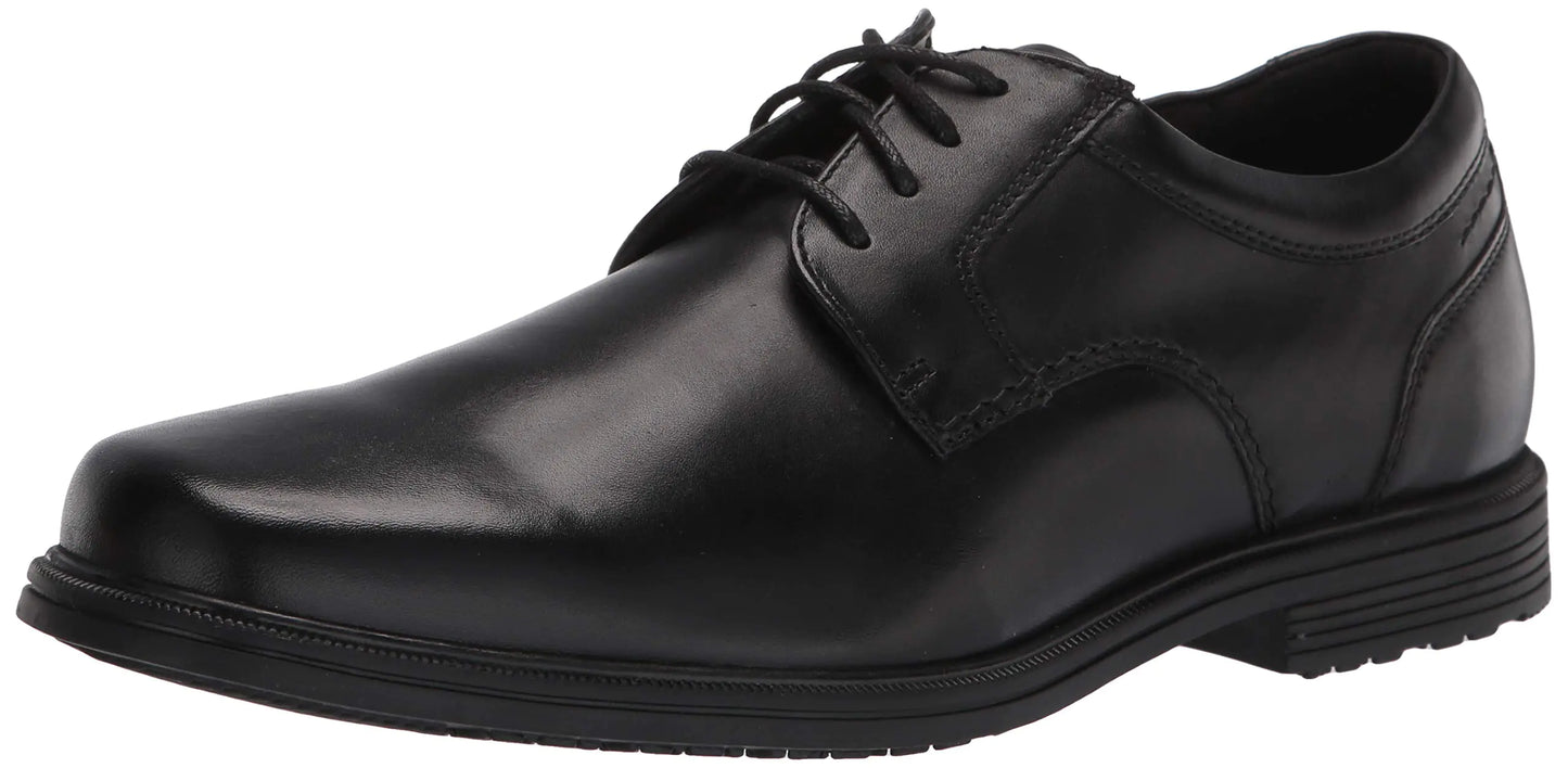 Rockport mens Rockport Mens Robinsyn Waterproof Plain Toe Oxford Black 9.5 US
