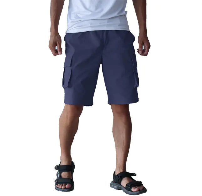 Plus Size Stretch Casual Overalls Shorts for Men