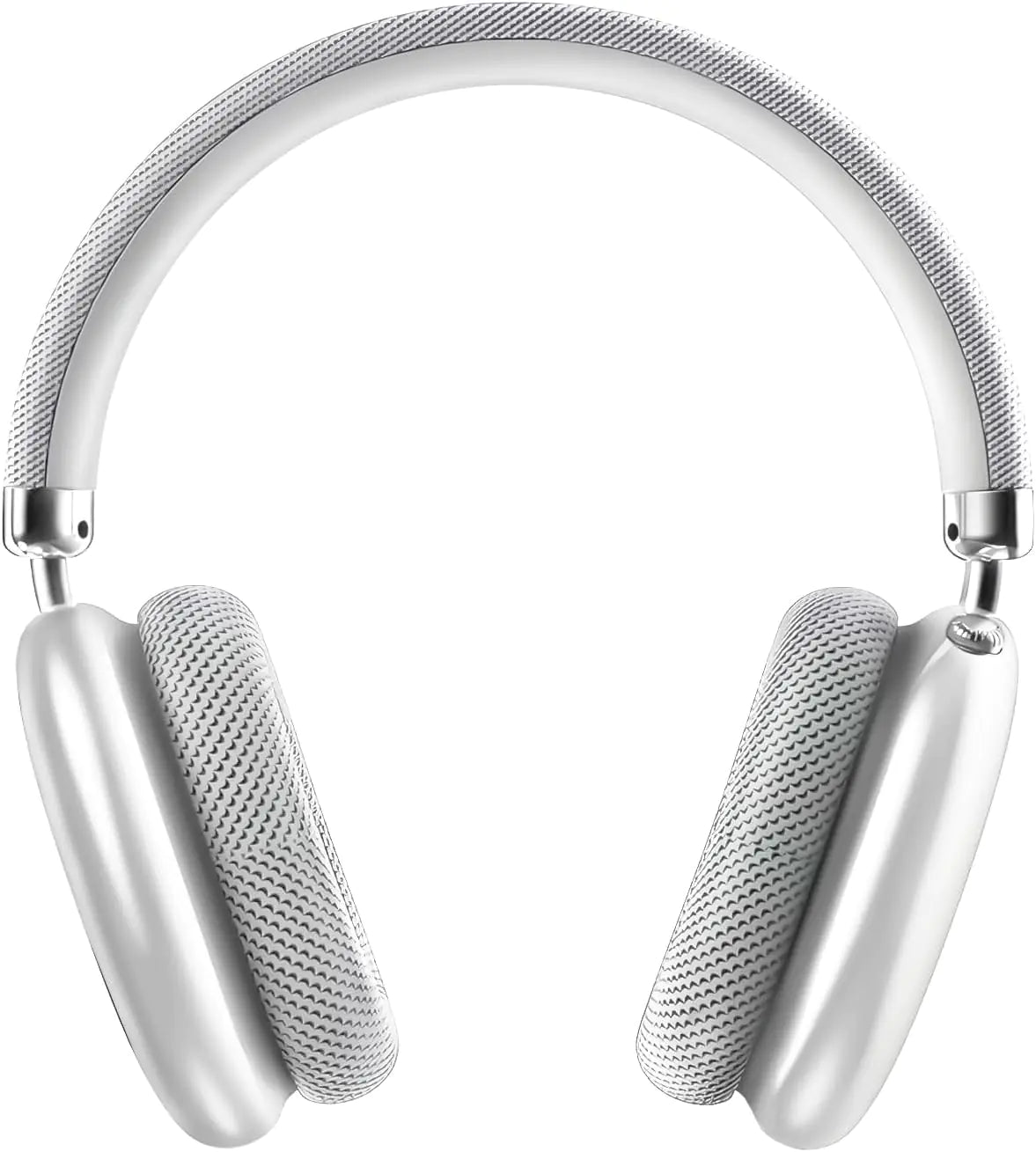 Wireless Headphones Over-Ear Headphones Active Noise Cancelling Bluetooth Headphones with Microphones 42 Hours Playtime HiFi Audio Adjustable Headphones for iPhone/Android/Samsung - Silver