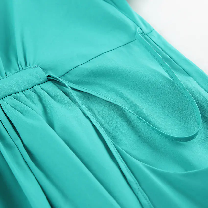 2023 Women's French Style High-Waist A-Line Dress