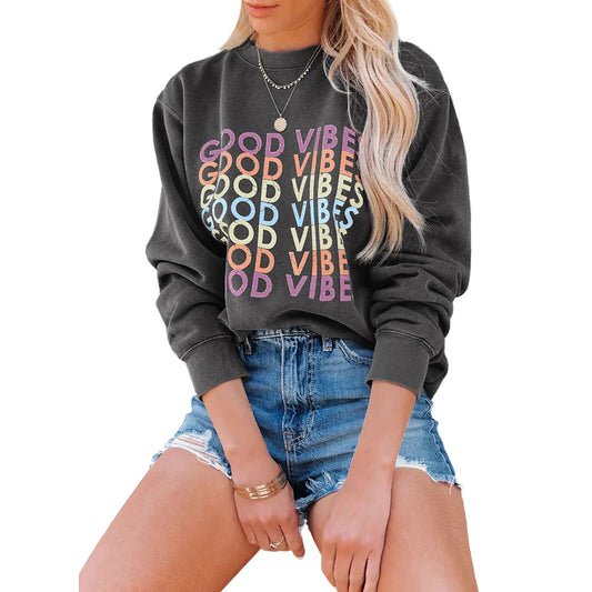 Printed Round Neck Casual Jacket for Women