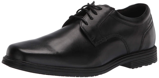 Rockport mens Rockport Mens Robinsyn Waterproof Plain Toe Oxford Black 9.5 US