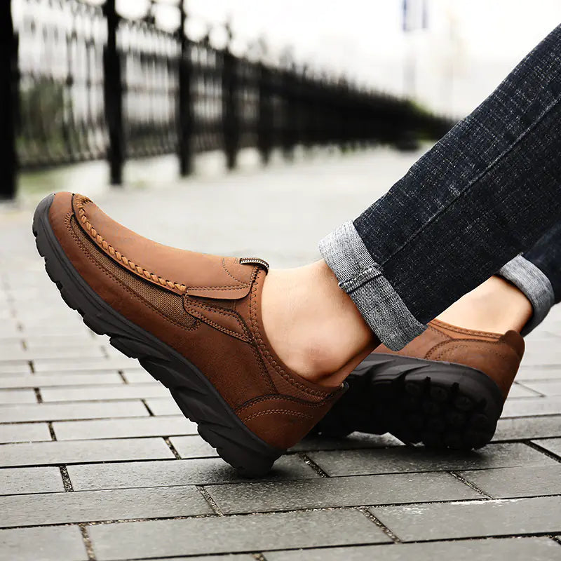 2023 Men's Business Casual Outdoor Loafers with Thick Sole