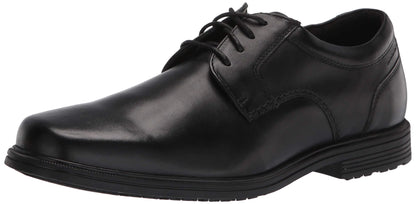 Rockport mens Rockport Mens Robinsyn Waterproof Plain Toe Oxford Black 9.5 US